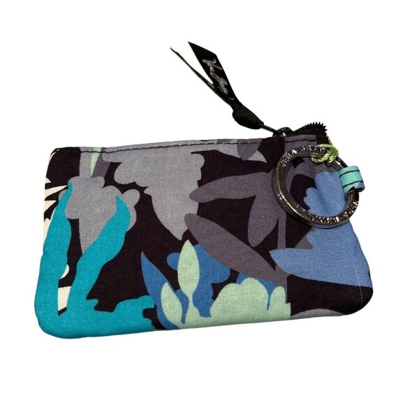 Vera Bradley Zip Id Case and Lanyard in Camofloral - Picture 2 of 9